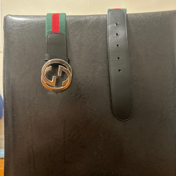 Gucci Web Belt with Silver G Buckle w/Box - Picture 2 of 3